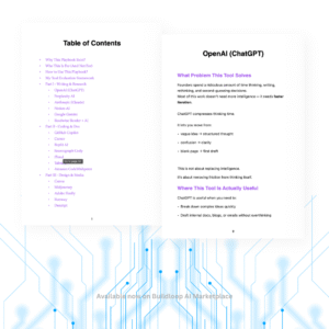 The Founder’s GenAI Tools Playbook