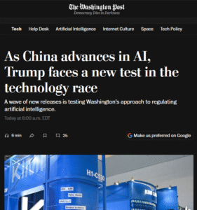 Read more about the article Why Big Tech Is Pushing Washington on Open‑Weight AI Policy