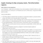 Inside Apple’s hunt for AI chip startups — and why it matters